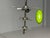 Mid-Century Modern, Green Murano Glass, Chrome, Pendant Light, 1960s For Sale In New York - Image 6 of 8