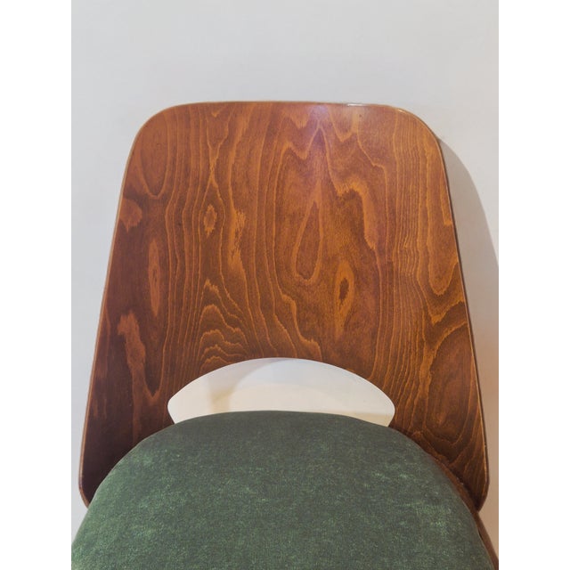 Mid-Century Czech Model 514 Chair in Walnut by Oswald Haerdtl for Ton, 1960s For Sale - Image 10 of 13