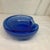 Mid-Century Modern Mid-20th Century Modern Cobalt & Opaline Murano Cased Art Glass Biomorphic Bowl For Sale - Image 3 of 7