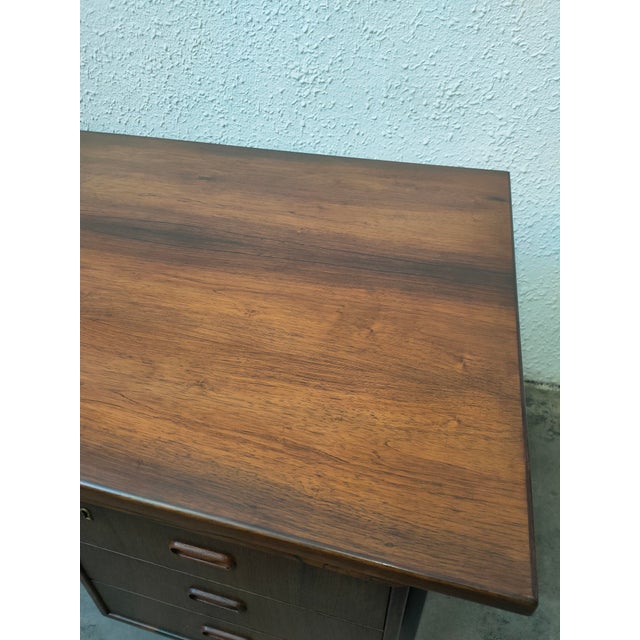 Mid-Century Danish Rosewood Desk, 1970s For Sale - Image 12 of 16