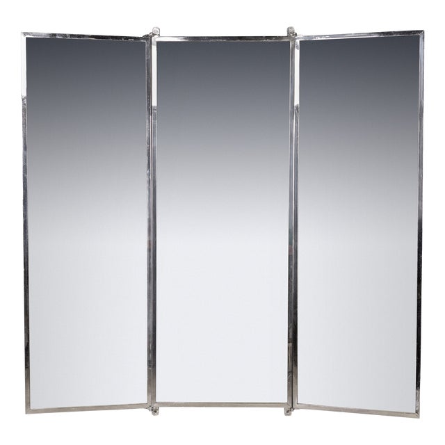 Vintage Italian Wall Mounted Mirror, 1950 For Sale