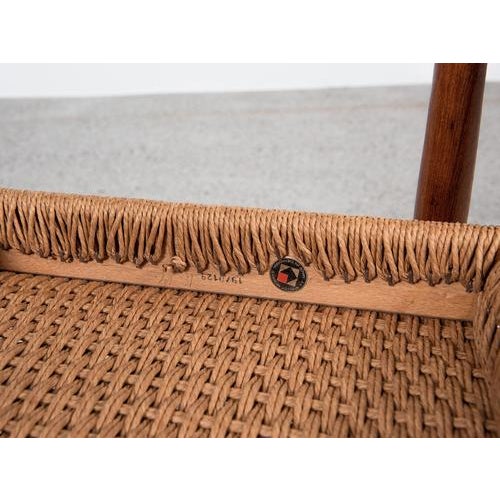 Mid-Century Danish Model 77 Chairs in Teak and Paper Cord attributed to Niels Otto Møller, Set of 8 For Sale - Image 10 of 11