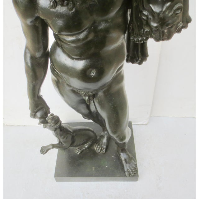 Grand Tour Bronze the Satyr Silenus For Sale - Image 12 of 14
