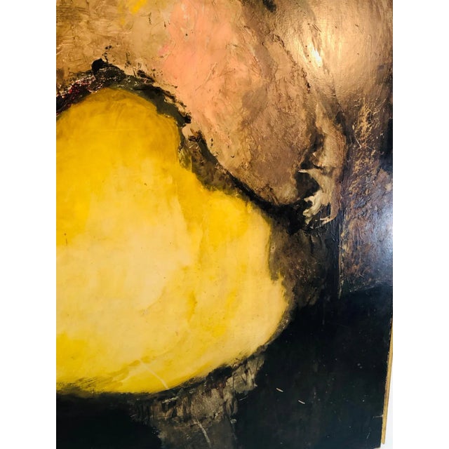 1950s 1957 Modern Colorful Painting in the Manner of Henrietta Berk For Sale - Image 5 of 12