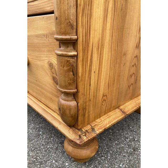 Pine Chest of Four Drawers For Sale - Image 11 of 17