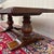 Antique French Farmhouse Coffee Table Bench Baluster Pedestal Oak c.1930s For Sale - Image 16 of 17
