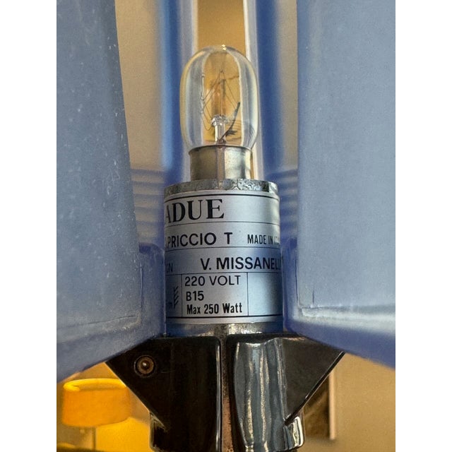 1980's Fan Lamp by Missanelli for La Due For Sale In Los Angeles - Image 6 of 7