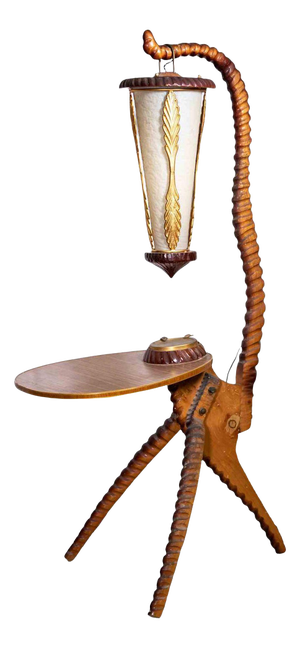 Mid-Century Modern Italian Lamp by Aldo Tura, Italy, 1950s