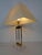Hollywood Regency Acrylic Glass & Brass Table Lamp, Italy, 1970s For Sale - Image 4 of 16