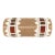 Scalamandre 21" x 7" Mistral Bolster Pillow in Canyon For Sale