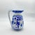 Handmade Ceramic Pitcher Vase (20cm) Royal Cobalt Blue and White Palace Garden For Sale - Image 11 of 11