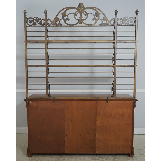 Drexel Heritage Country French Cherry & Burl Wood Buffet Server For Sale - Image 17 of 18