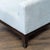 Textile West Elm Gray Lounge Chair With Dark Wood Legs For Sale - Image 7 of 8