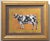 Cleo Plowden Sheep Minimalism Folk Art Americana English Traditional White Green Original Oil Painting by Cleo Plowden For Sale - Image 4 of 5
