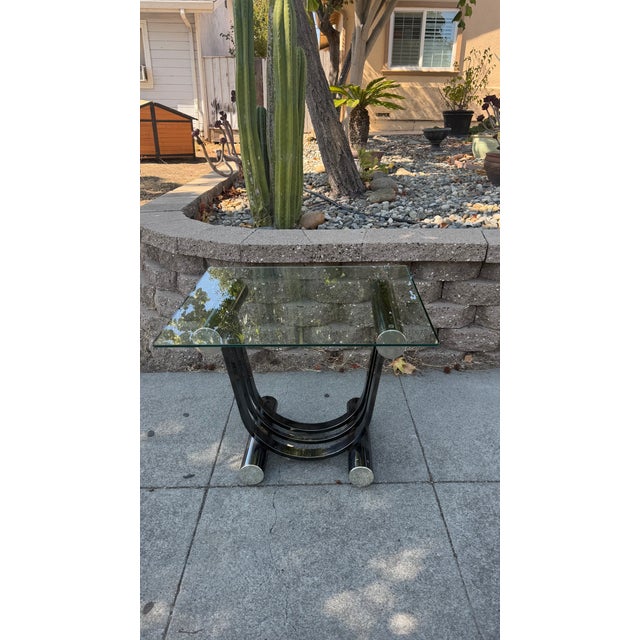 MCM Design Institute of America, Art Deco Coffee Table and Side Table Attributed to Romeo Bega For Sale In Sacramento - Image 6 of 18