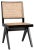 Contemporary NOIR Jude Side Chair, Charcoal Black For Sale - Image 3 of 3