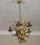 Gold-Plated Tole Wheatsheaf Chandelier by Hans Kögl, 1960s For Sale - Image 13 of 13