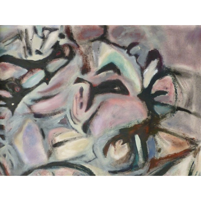 "Going Under" Huge Surreal Expressionist Oil and Acrylic Painting by Scott Spencer For Sale - Image 4 of 5