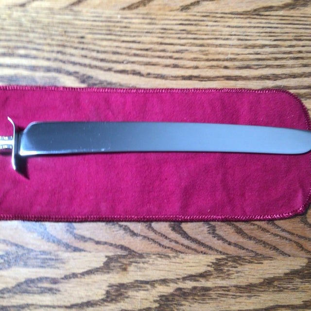 Metal Prelude" Silver Cake Server by International and Oneida Sterling Silver Handle Cake Knife - 2 Piece For Sale - Image 7 of 13