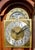 Vintage Daneker Grandfather Clock Cherry Moon Phase Chime Beveled Glass For Sale - Image 11 of 18