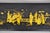Chinoiserie Vintage Chinoiserie Oriental Black Lacquer Gold Gilt Trestle Bench Coffee Table For Sale - Image 3 of 12