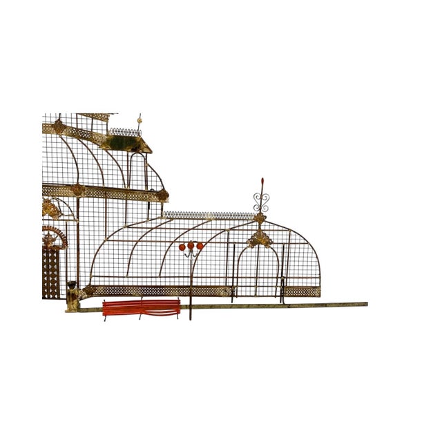 Curtis Jere Curtis Jere Architectural Wall Art Extra Large Wall Art Centerpiece Mid 20th Century Modern Wall Sculpture Conservatory of Flowers San Francisco For Sale - Image 4 of 11