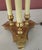 Late 20th Century French Empire Style Triple Bouillotte Table Lamp For Sale - Image 4 of 6