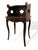French Provincial Elmwood Side Table With Gallery/Shelf For Sale - Image 6 of 11
