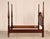 Thomasville Collectors Cherry Chippendale Style King Poster Bed For Sale - Image 16 of 18