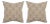 Bonez Wheat 22x22 Pillow, A Pair For Sale