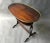 French Brass Gallery Kidney Shape Side Table For Sale - Image 4 of 9