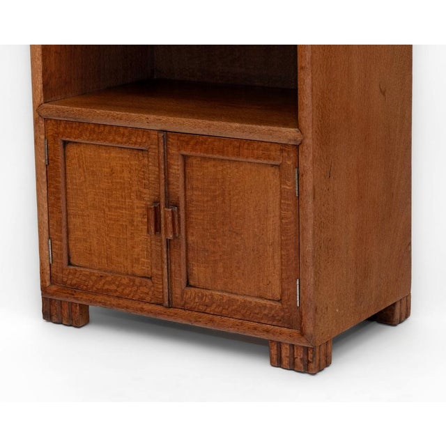 Modern Art Deco Oak Side Cabinet by Betty Joel for Token Works, 1930s For Sale - Image 3 of 16
