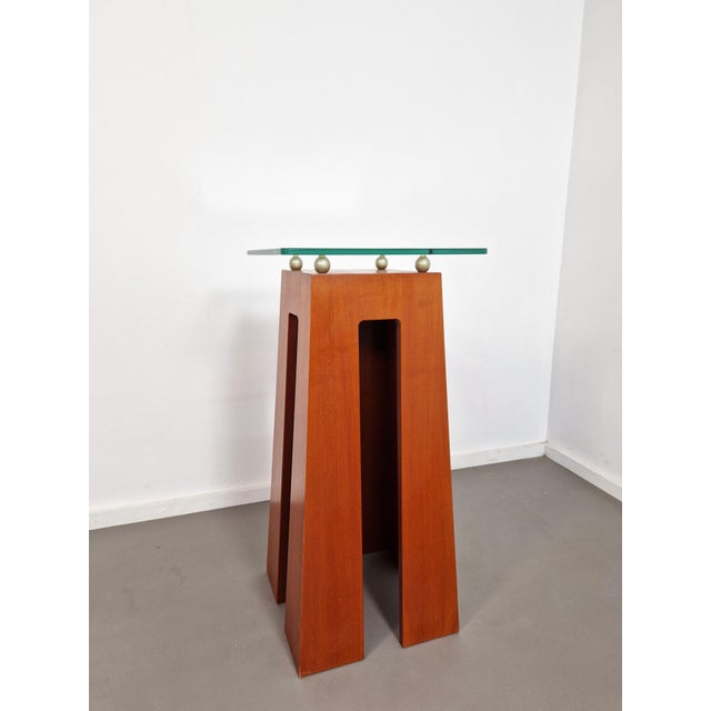 Vintage Postmodern Pedestal, 1980s For Sale - Image 6 of 12