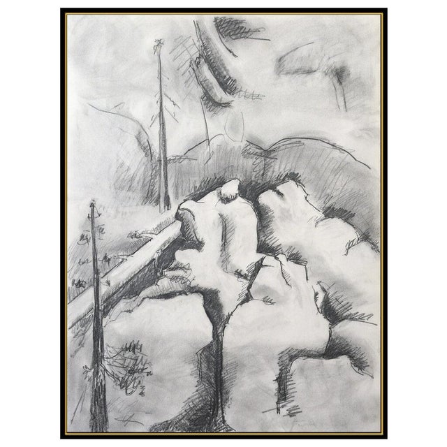 Message us to inquire about custom framing options! (Included for free with every purchase) The artwork here, "Rocks", is...