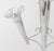 English Early 20th Century S.J. Levi & Co. Silver Plate Four Trumpet Epergne For Sale - Image 3 of 8