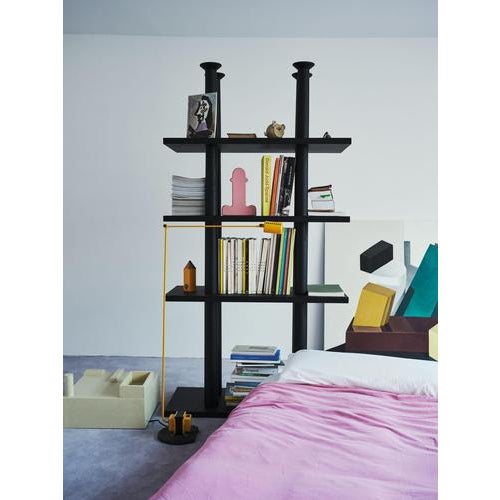 Peristylo Black Wood Shelves by Oscar Tusquets for BD Barcelona, Set of 2 For Sale - Image 12 of 16