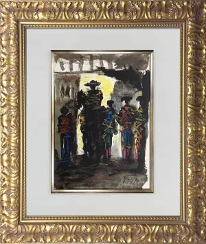 Pablo Picasso Lithograph Limited Edition Torero, Framed Print