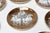 Set of Eight Vintage Gilded Roman Chariot Coasters by Piero Fornasetti With Box For Sale - Image 15 of 18