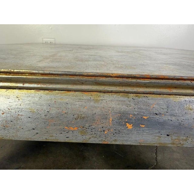 Italian Baroque Style Silvered Coffee Table For Sale In Los Angeles - Image 6 of 12