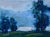 "Whitefish Montana" Contemporary Landscape Oil Painting For Sale
