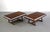 1970s Mid Century Modern Architectural Walnut End Tables - a Pair For Sale - Image 5 of 5