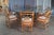 McGuire Mid Century Modern Octagonal Bamboo Dining Table & 8 Target Back Chairs For Sale - Image 13 of 18