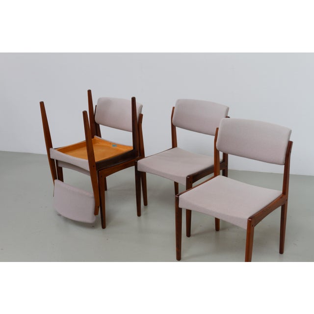 1960s Danish Modern Rosewood Dining Chairs by H. W. Klein for Bramin, 1960s, Set of 4 For Sale - Image 5 of 18