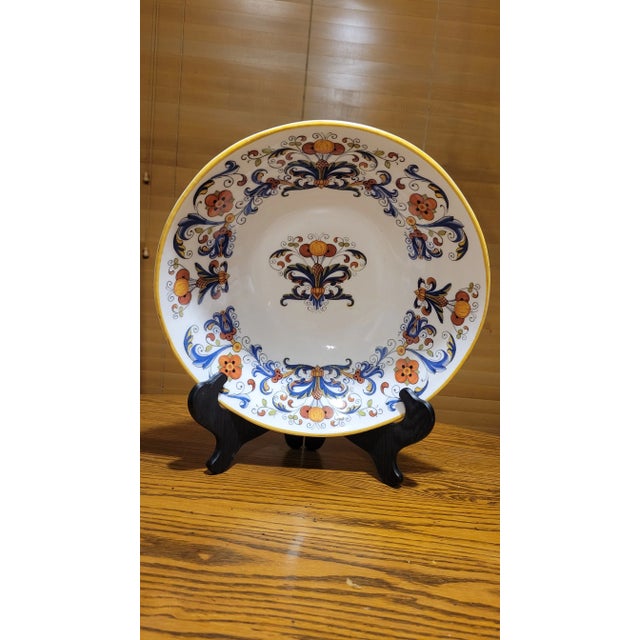 Vintage Italian Ceramic Bowl For Sale - Image 9 of 11
