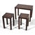Wood Henredon Nesting Tables (Set of Three) For Sale - Image 7 of 8