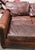 Brown 1980s Leather Sofa For Sale - Image 8 of 9