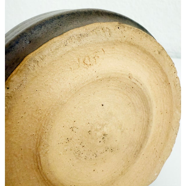 Outsider Art, Folk Art Snake Pottery Vase For Sale - Image 9 of 11