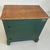 Olive 1990s Refinished Olive Green Solid Wood Accent Cabinet With Walnut Top For Sale - Image 8 of 8