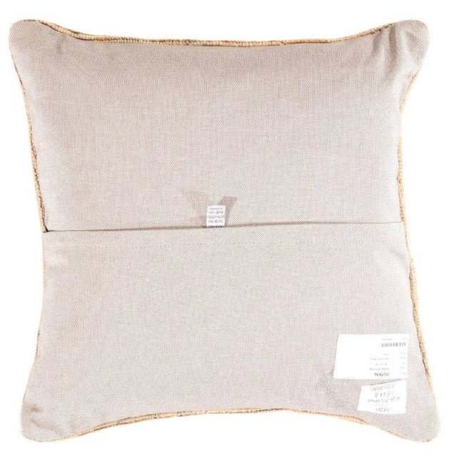 Vintage hand woven Turkish pillow. This is made of wool. Back cotton. Beautiful colors and well made. This pillow features...