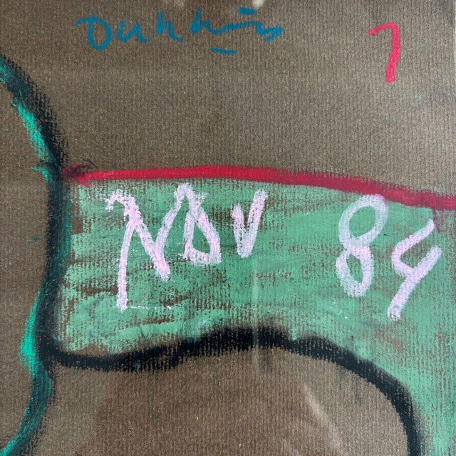 Ed Dukkers, Omhelzing II (Embrace II), 1984, Acrylic on Paper For Sale - Image 10 of 11